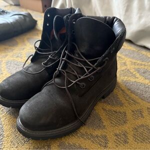 Timberland Men's Dark Leather Boots